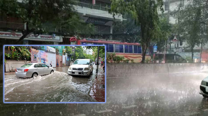 সকালেই রাজধানীতে বজ্রসহ বৃষ্টি, জলাবদ্ধতায় ভোগান্তিতে নগরবাসী