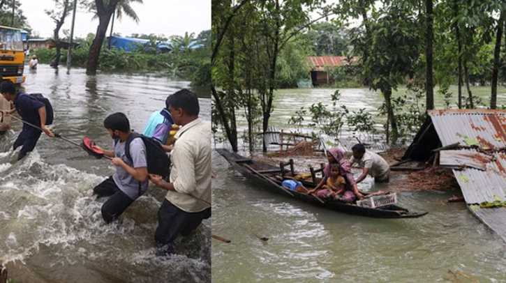 ১২ জেলায় ভয়াবহ বন্যায় ক্ষতিগ্রস্ত ৩৬ লাখ মানুষ, মৃত্যু ৮