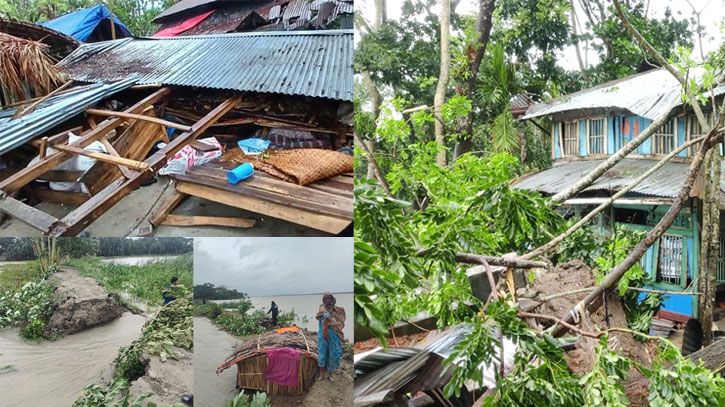 ঘূর্ণিঝড় রেমালের তাণ্ডবে উপকূলীয় নিম্নাঞ্চল প্লাবিত, বিদ্যুৎ বিচ্ছিন্ন