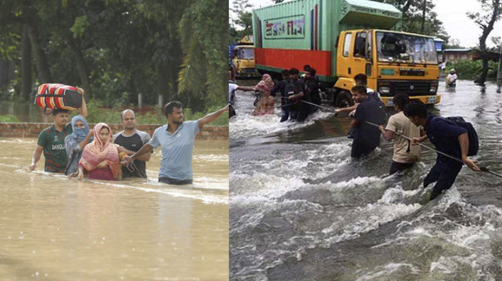 দেশে ভয়াবহ বন্যায় ক্ষতিগ্রস্ত ৮০ লাখ মানুষ, মৃত্যু ১৮