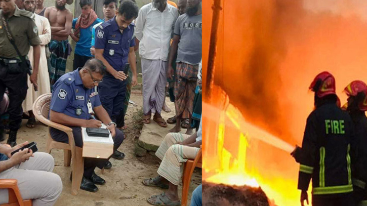 সুনামগঞ্জে অগ্নিকাণ্ডে মারা গেল একই পরিবারের ৬ জন