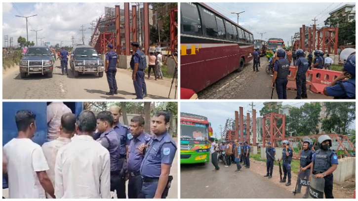 আমিনবাজার চেকপোস্টে অর্ধশতাধিক ‘সন্দেহভাজন’ আটক