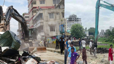 ৩য় দিনের মতো ৯ টি অবৈধ স্থাপনা উচ্ছেদ ডিএনসিসির