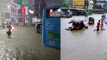 আষাঢ়ে বৃষ্টি: রাজধানীতে জলাবদ্ধতায় ভোগান্তি চরমে