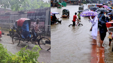 রেমালের প্রভাবে রাজধানীতে ভারী বৃষ্টি: জলাবদ্ধতায় দুর্ভোগ চরমে